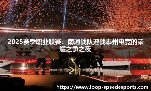 2025赛季职业联赛：南通战队迎战泰州电竞的荣耀之争之夜